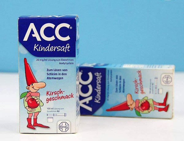 Acc Kindersaft nổi bật với công dụng trị ho do đờm, tiêu đờm hiệu quả nhờ thành phần chính Acetylcystein.