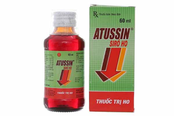  Atussin - Thuốc ho 3 tác dụng: trị ho - giảm dị ứng - long đờm.