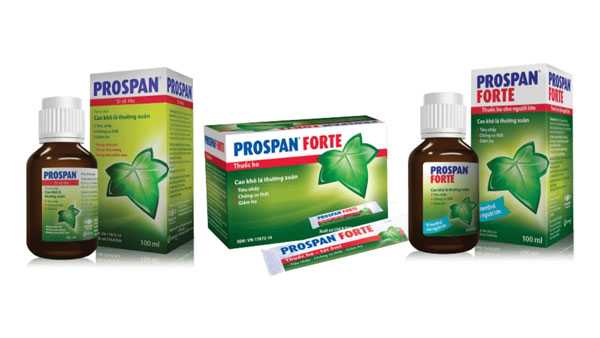Thuốc ho Prospan do SOHACO nhập khẩu có 3 loại
