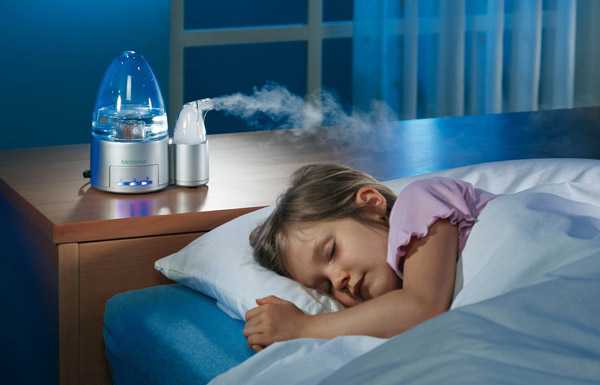 Sử dụng máy tạo ẩm không khí ngăn ngừa chất nhày, đờm bị khô, đặc, gây khó chịu cho bé