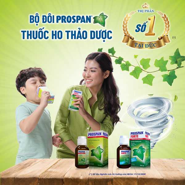 Prospan Syrup - Sản phẩm phù hợp cho trẻ sơ sinh và trẻ nhỏ