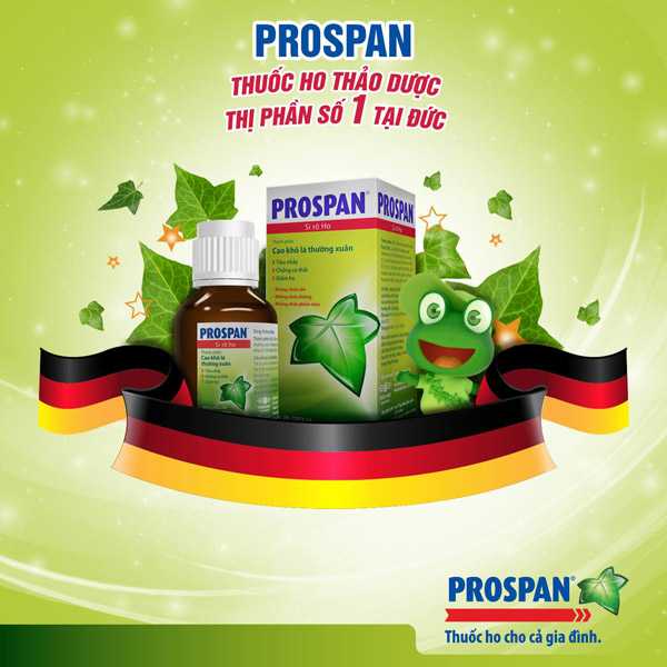 Prospan - Thuốc ho là thương hiệu số 1 tại Đức