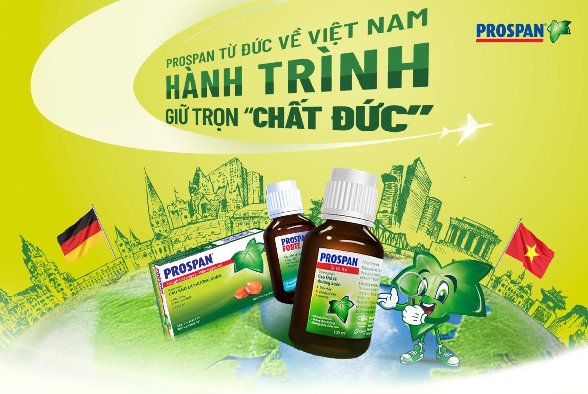 Siro ho Prospan sản xuất tại Đức